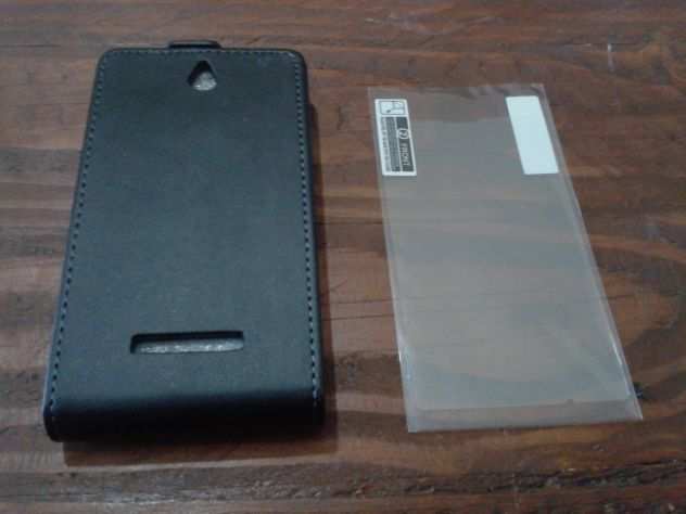 Custodia Sony Xperia E - C1505 pellicola