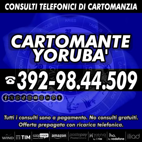 Ascolta le previsioni, gli aiuti e i consigli del Cartomante Yorubà