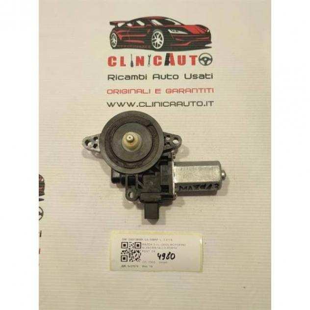 D6515858X GA-558RP MOTORINO ALZAVETRO POSTERIORE DESTRA MAZDA 3 Berlina Serie (0913) 1560 diesel (1) RICAMBI USATI