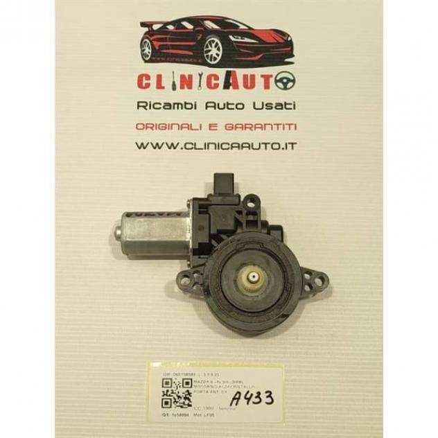 D6515858X MOTORINO ALZAVETRO ANTERIORE DESTRA MAZDA 6 S. Wagon 2deg Serie 1999 benzina (1) RICAMBI USATI