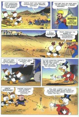 Daan Jippes, Carl Barks - 1 Original page - Junior Woodchucks - Let Sleeping Bones Lie - DD 2003-003 - page 4 - 2005