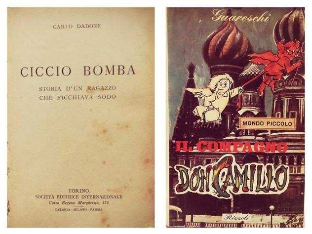 Dadone Carlo, Piccioni Augusto (Momus), Mosca Giovanni, Guareschi Giovanni - Lotto di Libri Umoristici per Ragazzi. - 1922-1963