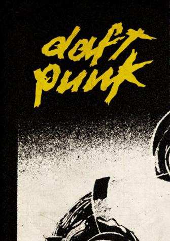 Daft Punk by Artist Boriani - Daft Punk - Engrave Edition - High Quality Giclee Art 15