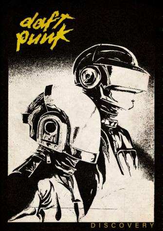 Daft Punk by Artist Boriani - Daft Punk - Engrave Edition - High Quality Giclee Art 25