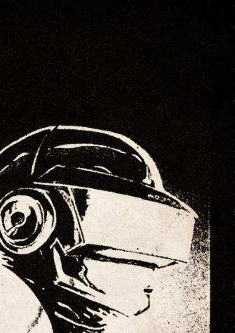 Daft Punk by Artist Boriani - Daft Punk - Engrave Edition - High Quality Giclee Art 25