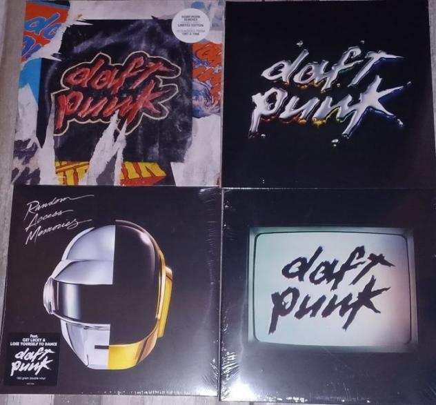 Daft Punk - quotRandom access memoriesquot, quotDiscoveryquot, quotHomework remixesquot, quotHuman after allquot 4 double LPs, mint amp - Titoli vari - Album 2 x LP (album dopp