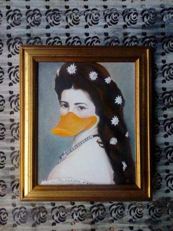 Daisy Duck - Sissi - Oil painting (2023)