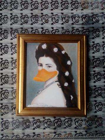 Daisy Duck - Sissi - Oil painting (2023)