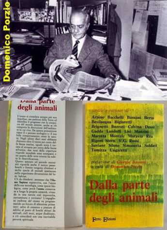 Dalla parte degli animali - Domenico Porzio, 1 edizione Ferro 1972.