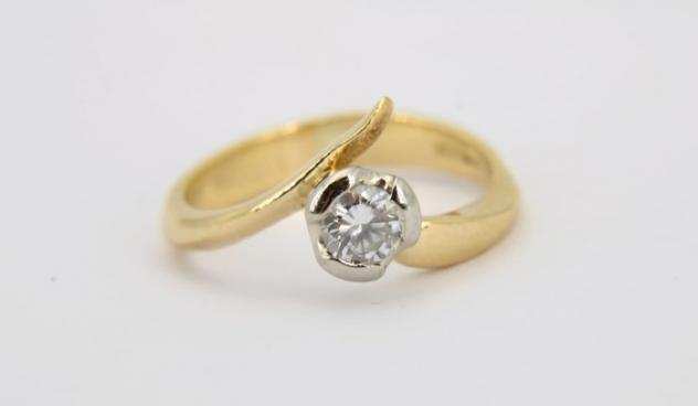 Damiani - 18 carati Oro bianco, Oro giallo - Anello - 0.25 ct Diamante