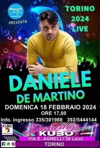 DANIELE DE MARTINO IN CONCERTO A TORINO 2024