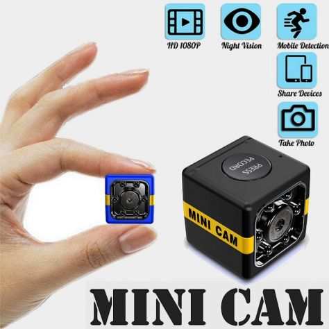 Dash cam Telecamere con microfono Microtelecamere a batteria Telecamera sportiva