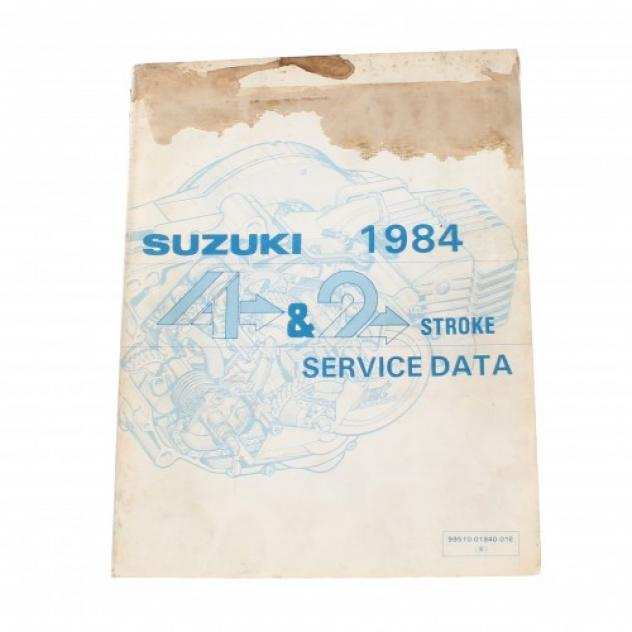 Dati di servizio moto Suzuki 2T e 4T del 1984