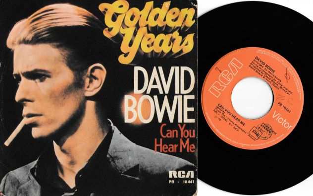DAVID BOWIE - Golden Years  Can You Hear Me - 7quot  45 giri 1975 RCA RARO Italy