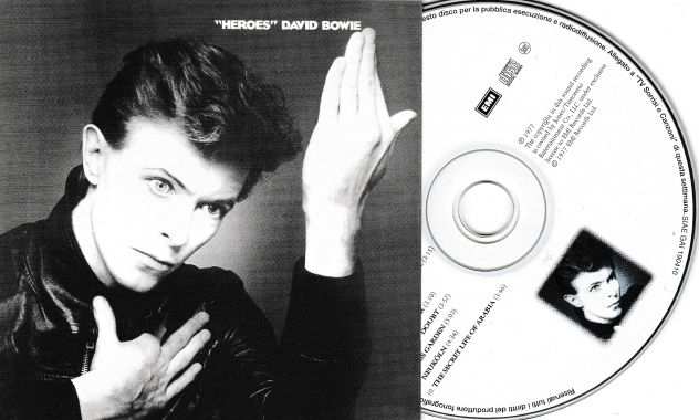 DAVID BOWIE - Heroes - 1977 CD Album EMI Italy