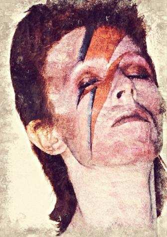 David Bowie - Oil Edition - High Quality Giclee Art - By artist Andrea Boriani - 15