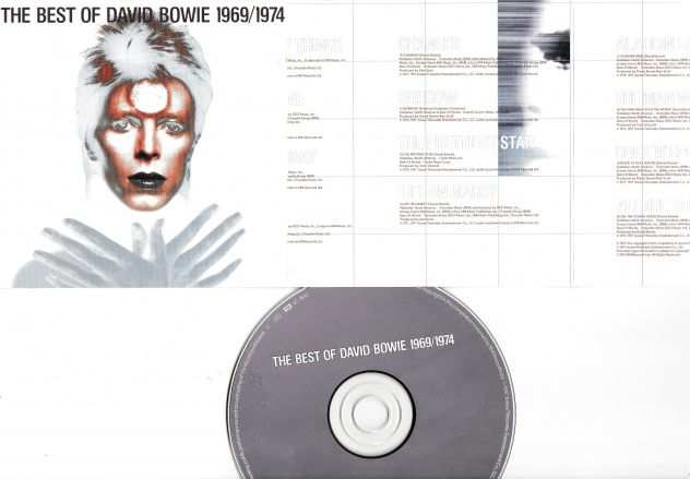 DAVID BOWIE - The Best Of David Bowie 1969 1974 CD Album 1997 EMI Italy