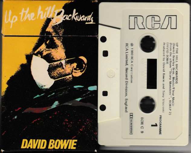 DAVID BOWIE - Up the Hill Backwards - RARA Cassette, Tape, MC, K7 1981 RCA U.K