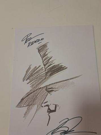 David Lloyd - 1 Original drawing - V per Vendetta - David Lloyd illustrazione originale V for Vendetta - 2024