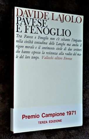 Davide Lajolo PAVESE E FENOGLIO