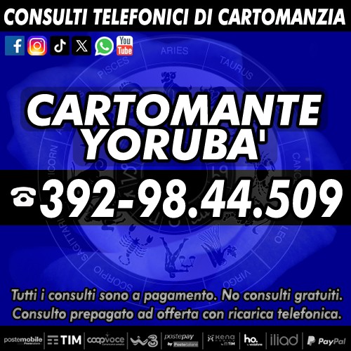 Il cartomante che legge il futuro nelle carte per te - Studio di Cartomanzia il Cartomante YORUBA'