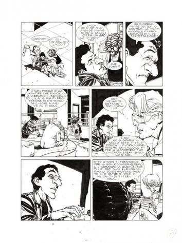 De Angelis, Roberto - 3 Original page - Nathan Never 106 - quotIl pattoquot - 2000