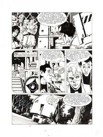 De Angelis, Roberto - 3 Original page - Nathan Never 106 - quotIl pattoquot - 2000