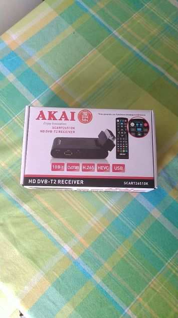 DECODER DVB-T2 SCART AKAI 26510K