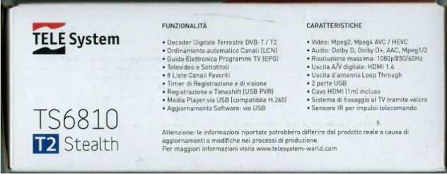 Decoder tv DTM2