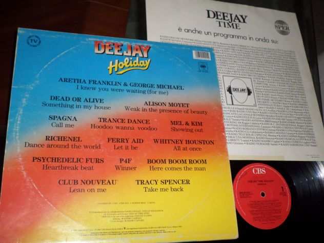 DEEJAY TIME - Holiday Compilation quot Disco TV quot LP  33 giri 1987 CBS