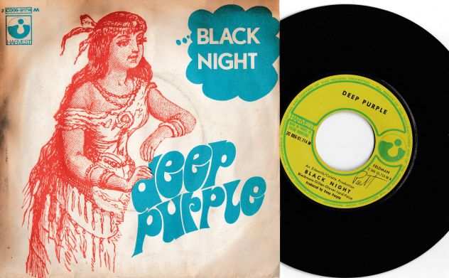 DEEP PURPLE - Black Night  Speed King - 7  45 giri 1970 Harvest