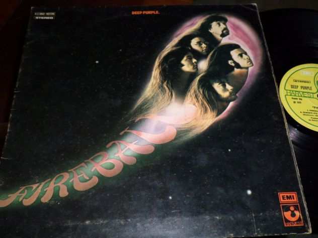 DEEP PURPLE - Fireball - LP  33 giri Gatefold 1971 Italy Harvest