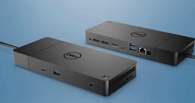 Dell, Docking station Performance Dock WD19DC, con alimentazione 180W