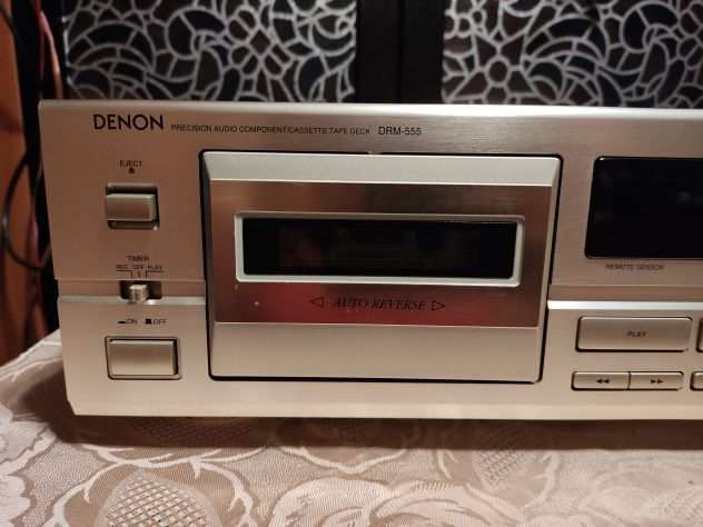 Denon DRM 555 Piastra A Cassette - 2 Testine