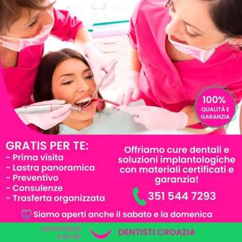 DENTISTI CROAZIA- CLINICA DENTALE UNLIMITED SMILE