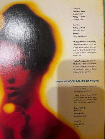 Depeche Mode - Artisti vari - Policy of truth (capitol mix) - Titoli vari - Maxi singolo 12quot - 1990