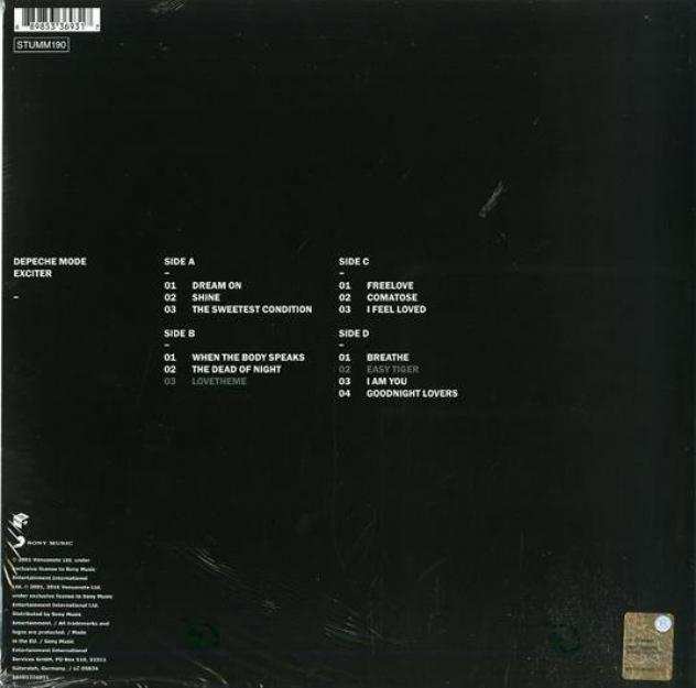 Depeche Mode - quotPlaying the angelquot, quot101quot , quotGoing backwardsquot and quotExciterquot 4 double LPs, still sealed - Titoli vari - Album 2 x LP (album doppio) -