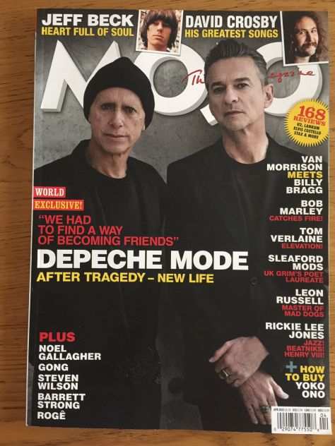 Depeche Mode rivista Mojo inglese aprile 2023