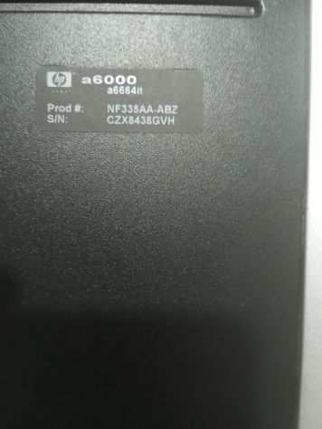 desktop Hp pavillon A6664it