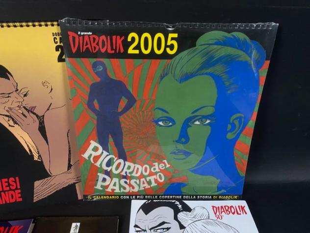 Diabolik - 7x Gadget - Karte, Albetti, Catalogo, Calendari, Orologio