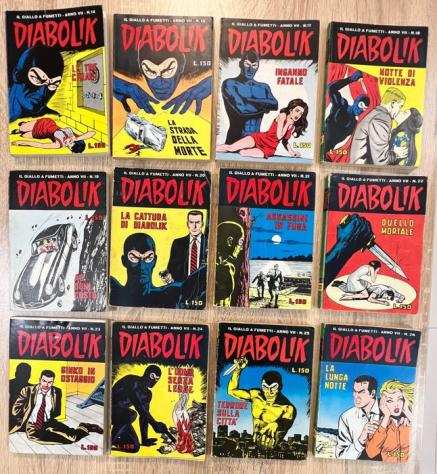 Diabolik nr. 24, 626 - Anno VII sequenza incompleta originale - 24 Comic - Prima edizione - 1968