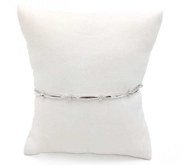 Diamante - Oro 18 kt - Oro bianco - Bracciale