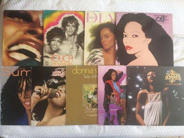 Diana Ross, Diana Ross amp The Supremes, Donna Summer - 11 LP Albums - Titoli vari - Album 2xLP (doppio), Album LP - 180 grammi - 19711982