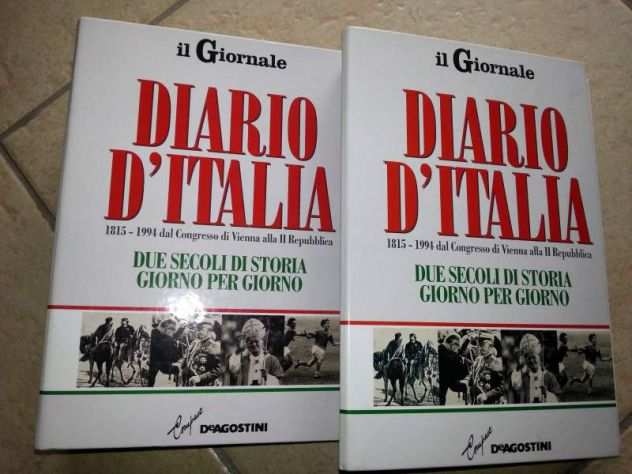 Diario ditalia dal 1815 al 1994 de agostini due volumi