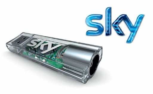 Digital key SKY led blu nuove