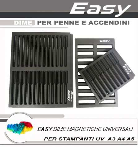 Dima Magnetica Easy Per Penne Accendini Dime Universali Stampante UV A3 A4 A5