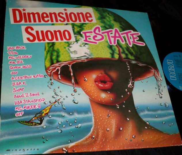 DIMENSIONE SUONO Estate RDS (Titiyo,Laid Back,Snap) LP  33 giri 1990 Italy RCA