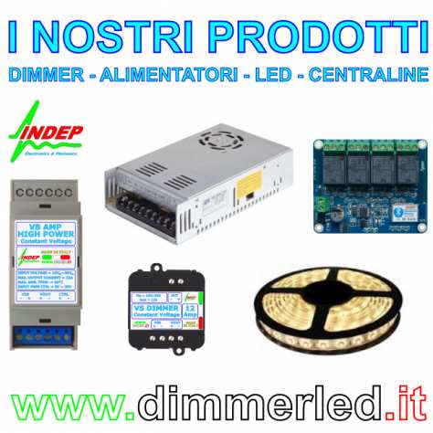 Dimmer a pulsante per Strisce Led - Made in Italy