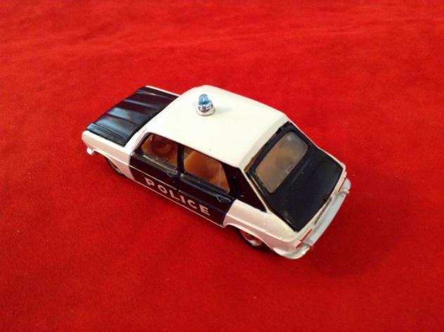 Dinky Toys - 143 - ref. 1450 Simca 1100 Saloon Berlina quotPolicequot 1967, whiteblack - made in Spain, pretty rare today