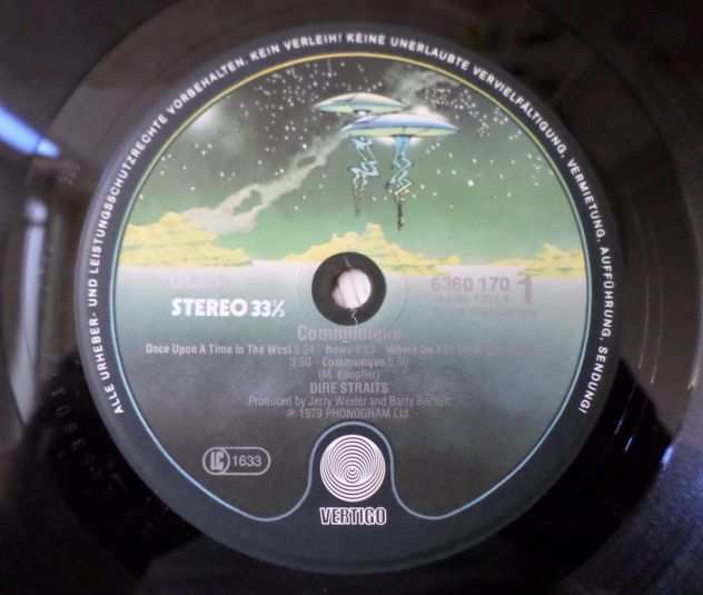 DIRE STRAITS - Communique - LP  33 giri  Inner 1deg Stampa 1979 Vertigo